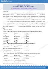 Đề thi học kì 1 Tiếng Anh 7 iLearn Smart Wolrd - Đề số 6